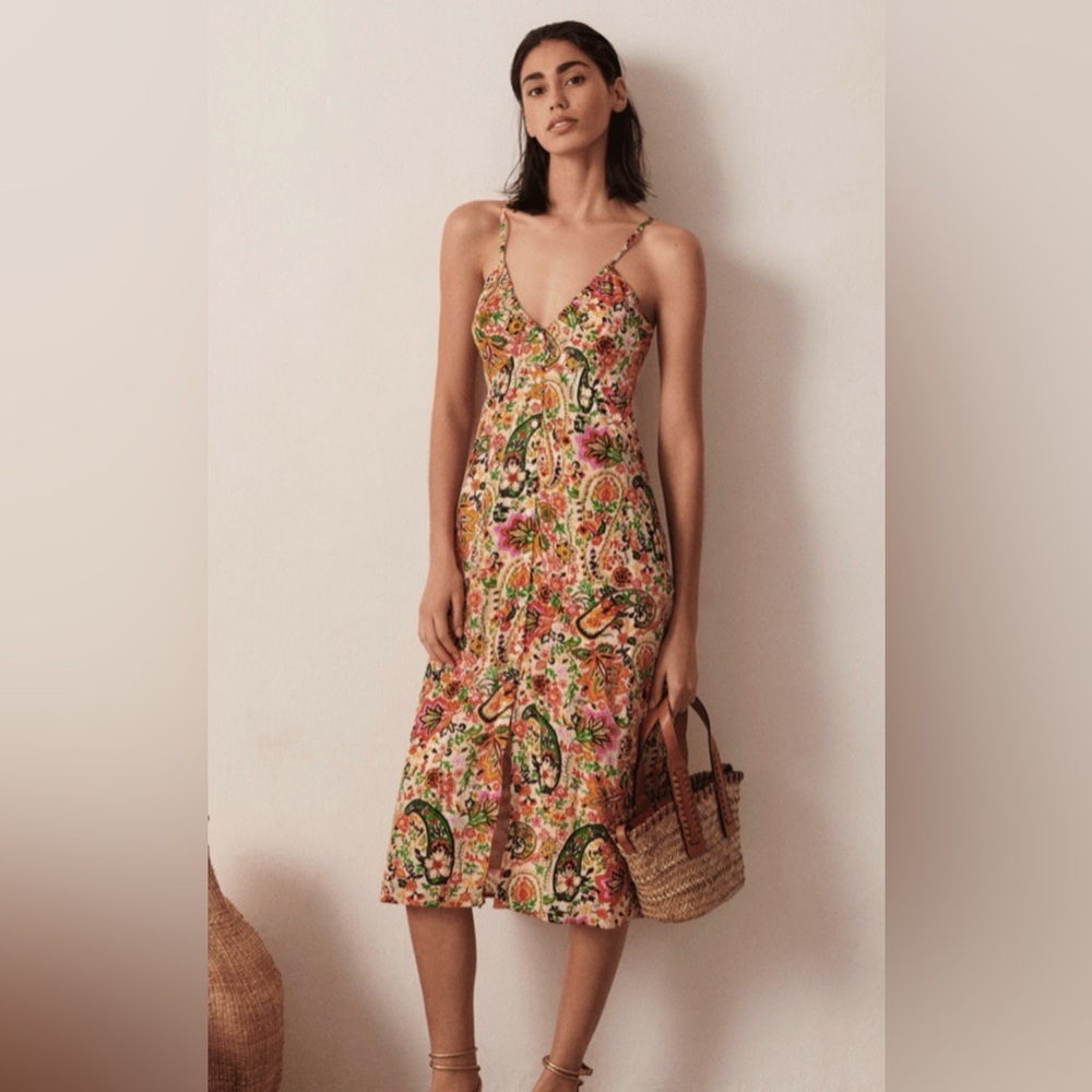 ba&sh Baila Printed Midi
Dress